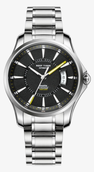 Reef Tiger/rt Watches Seattle Black Steel Case Watch