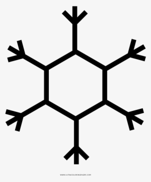 Copo De Nieve Página Para Colorear - Desenhos De Flocos De Neve