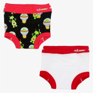 Boys Training Pants, Aliens And White Briefs - Training Pants