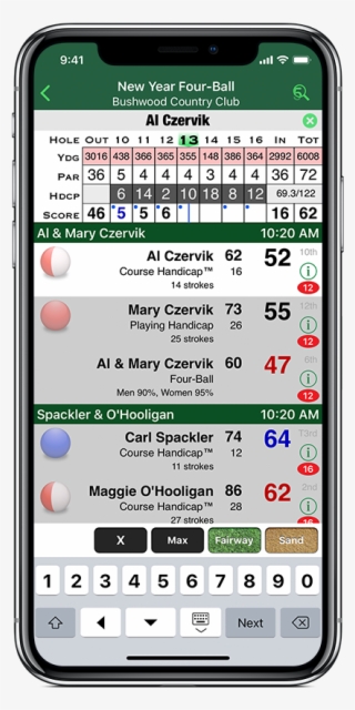 On An Iphone Or Ipod Touch, Scores Are Entered From - Smartphone