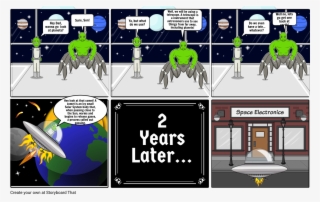Curious Alien - Cartoon
