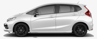 Side Facing Honda Jazz In Platinum White Pearl - สติ๊กเกอร์ ติด รถ แจ๊ ส