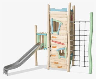 Tower House With Slide - Playground Slide