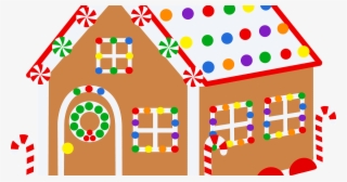 Free Christmas Clipart Gingerbread House - Gingerbread Man House Clipart