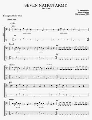 The White Stripes - Seven Nation Army On Stand Up Bass