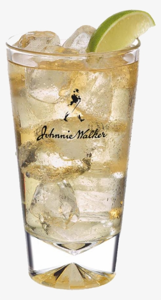 We Recommend Johnnie Walker Black Label And Soda - Johnnie Walker Tall Glass