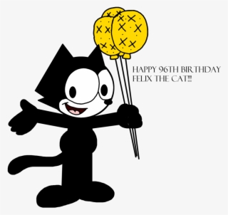 Felix The Cat, Cat, Happiness, Cartoon, Line Png Image - Felix The Cat Clipart