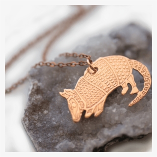 Armadillo Copper Necklace - Pendant