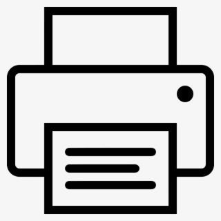 Png File - Print Icon Free