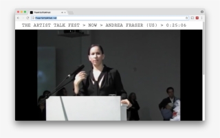 Cur Theartisttalkfest Andre - Public Speaking