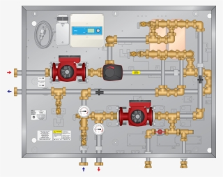 View The Full Image Graphic Of Smp 300mbh Ss Snow Melt - Floor Plan