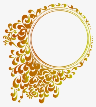 Cells Png - Gold Circle Frame Png