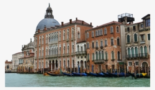 Houses By A River With Boats - Венеция Пнг