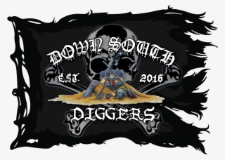 Image Of New Dsd Black Flag Sticker - Pirate Flag