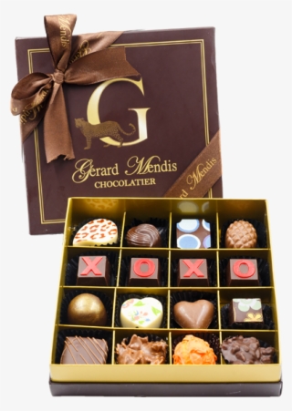 Xoxo 16 Piece Chic Paperboard Box - Chocolate Truffle