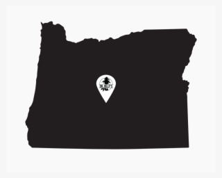 Located - State Of Oregon Vector