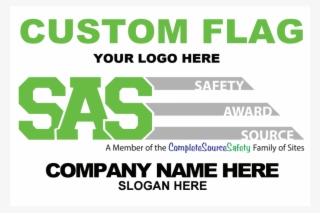 Custom Printed Promotional Flag 3'x5' Double Sided - Signs