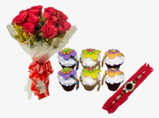 Rakhi Delight Combo - Flower Buke