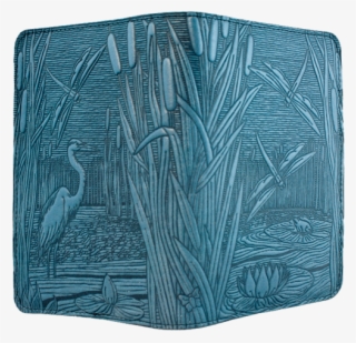 Leather Pocket Notebook Cover - Wood