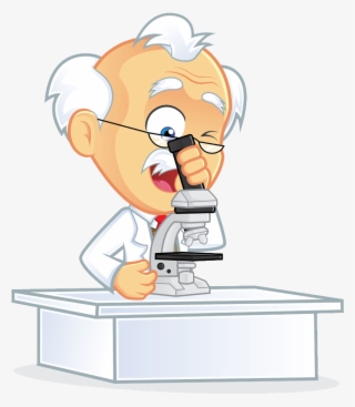 Clip Art Library Cartoon Laboratory Clip Art Microscopic - Observación De Laboratorio Animado
