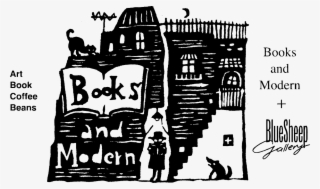 Books And Modern Blue Sheep ウェブサイトトップ画像 - Illustration