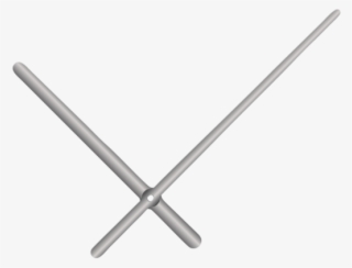 Silver Aluminum Clock Hands 158 Mm - Wall Clock