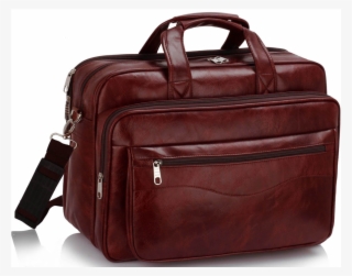 Womens And Mens Burgundy Office Briefcase Tote Bags - Bag