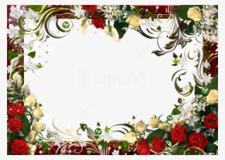 Free Png Transparent Flowers Png Frame Background Best - Flower Frame Transparent Png