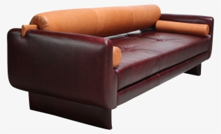 Vladimir Kagan Matinee Sofa Daybed In Leather Garcia - Studio Couch