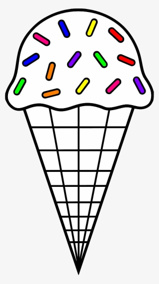 Ice Cream To Color Png