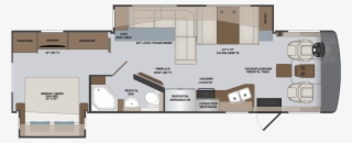 Floorplan 33c - Fleetwood Bounder 35k Floor Plan