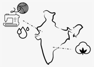 India Map - Line Art