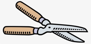 Vector Illustration Of Gardening And Lawn Care Pruning - Vector Tijeras De Podar