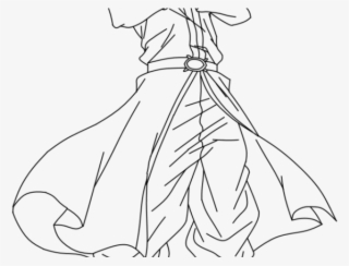 Drawn Fairy Tale Natsu Dragneel - Line Art