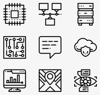 Digital Services - Corruption Icons