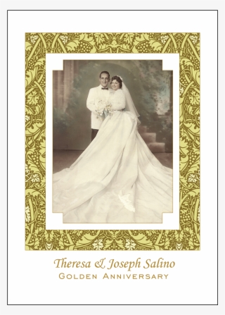 Cover Of 50th Wedding Anniversary Party Invitation - 50th Wedding Anniversary Invitations