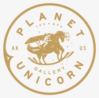 Pu Gallery Stamp Round - Illustration