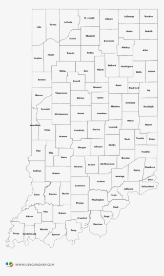 Indiana Outline Png - Colorfulness