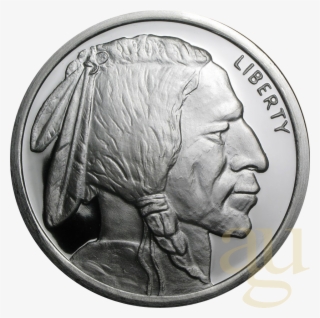 2 Unzen Silber American Buffalo Round - 5 Oz Silver Coin