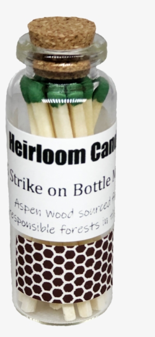 Eco Friendly Fancy Matches In Bottle - Glass Bottle