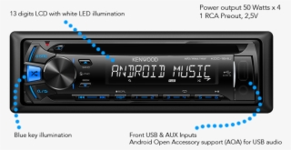 Kdc-164ub Key Features - Kenwood Kdc Bt 43u