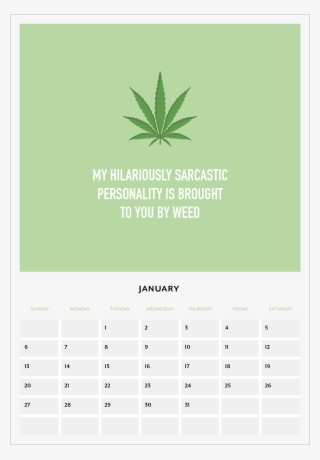 2019 Dope Year Calendar - Plantation