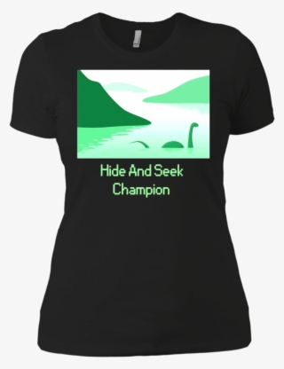 Hide And Seek Champion Funny Loch Ness Monster T-shirt - You Can T Sit With Us Halloween Shirt