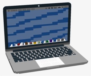 A Complete Trackpad And Keyboard System, And Installed - Macbook Pro Lego