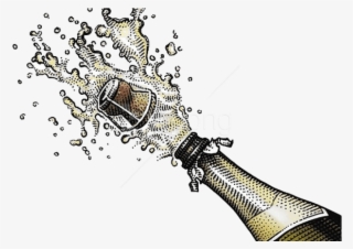 Free Png Download Champagne Popping Png Images Background - Popped Champagne Bottle