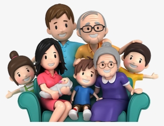 Family Cartoon Wallpaper - Clipart Family