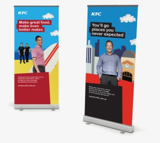 Pull Up Banners Kfc - Banner