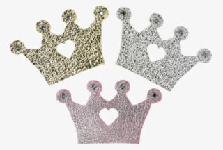 Leather Hairclip Princess Crown - Earrings