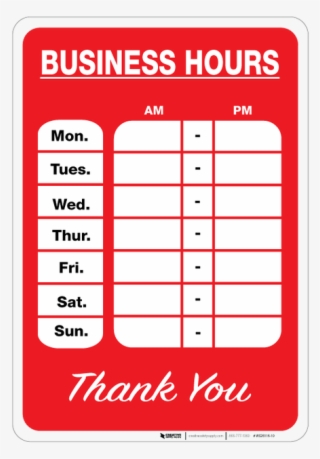 Wall Sign Don't Let Lack Of Information Make You Lose - Open Hours Template