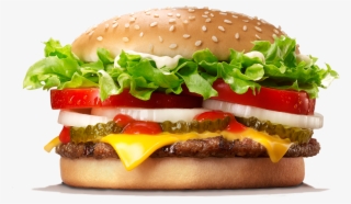 1 Pri Whopper Cheesburger King - Hamburger Burger King Png